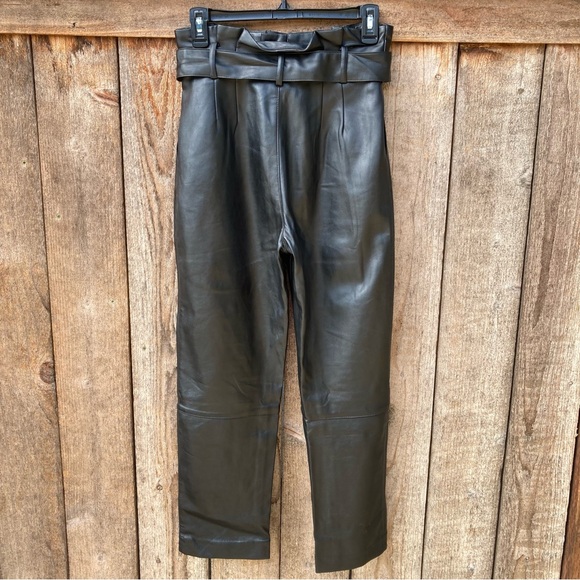 H&M Faux Leather Pants Size 2 - Picture 6 of 15
